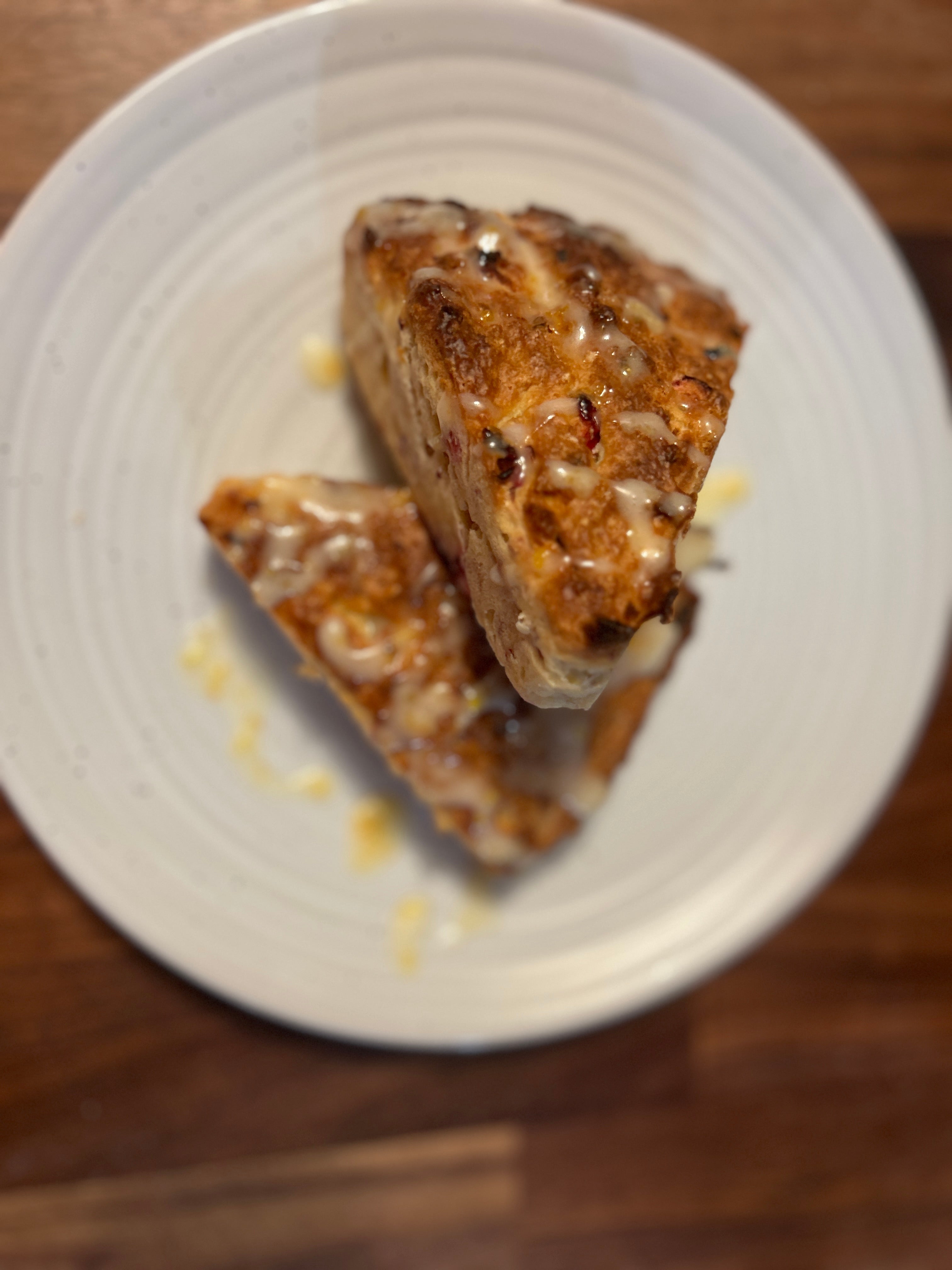 Orange & Cranberry Sourdough Scone