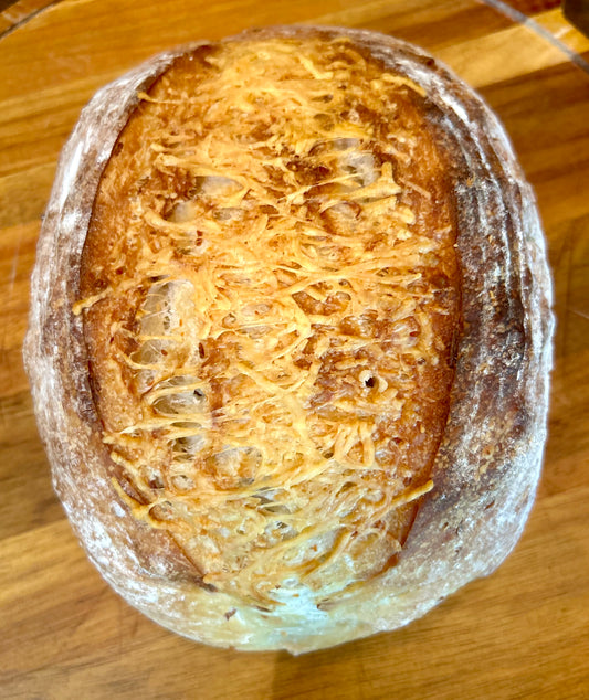 Asiago Sourdough Bread